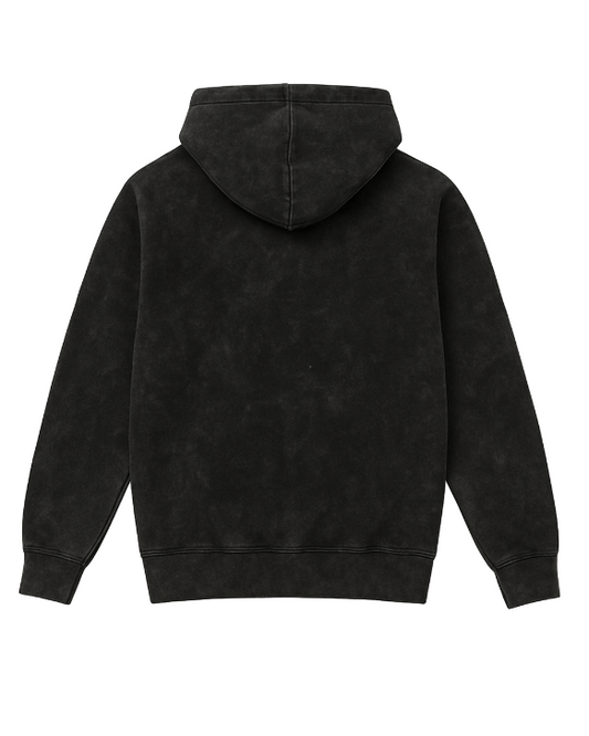 Black Stone Wash Premium Unisex Hoodie