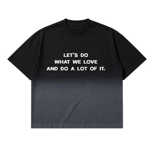 WHAT WE LOVE(Black Ombré Wash Boxy Fit)