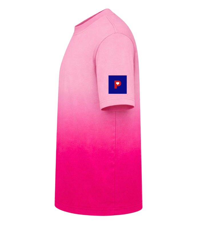 DUCK DUCK DUCK SKATING DUCK(Pink Sunfade Ombré Wash Boxy Fit)