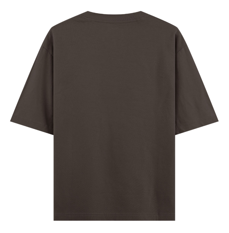 ESSENTIALS (Coffee Oversized T-Shirt)
