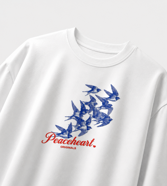 FLIGHT OF PEACE OVERSIZED TEE
