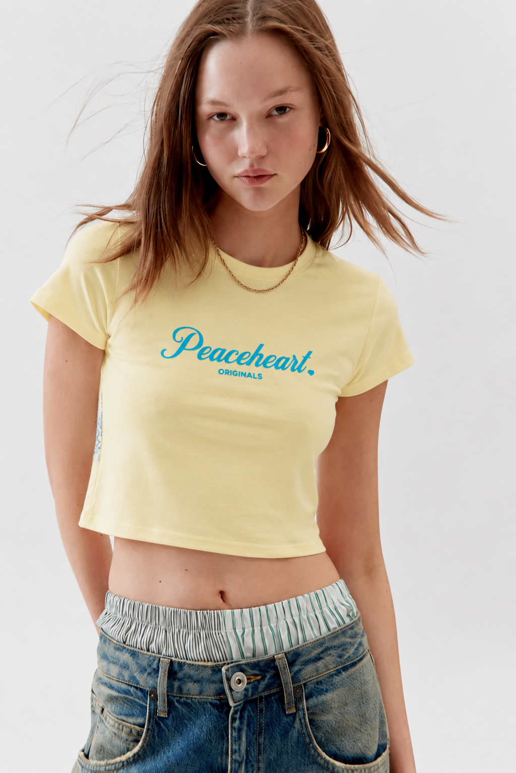 ESSENTIAL CROP TOP YELLOW