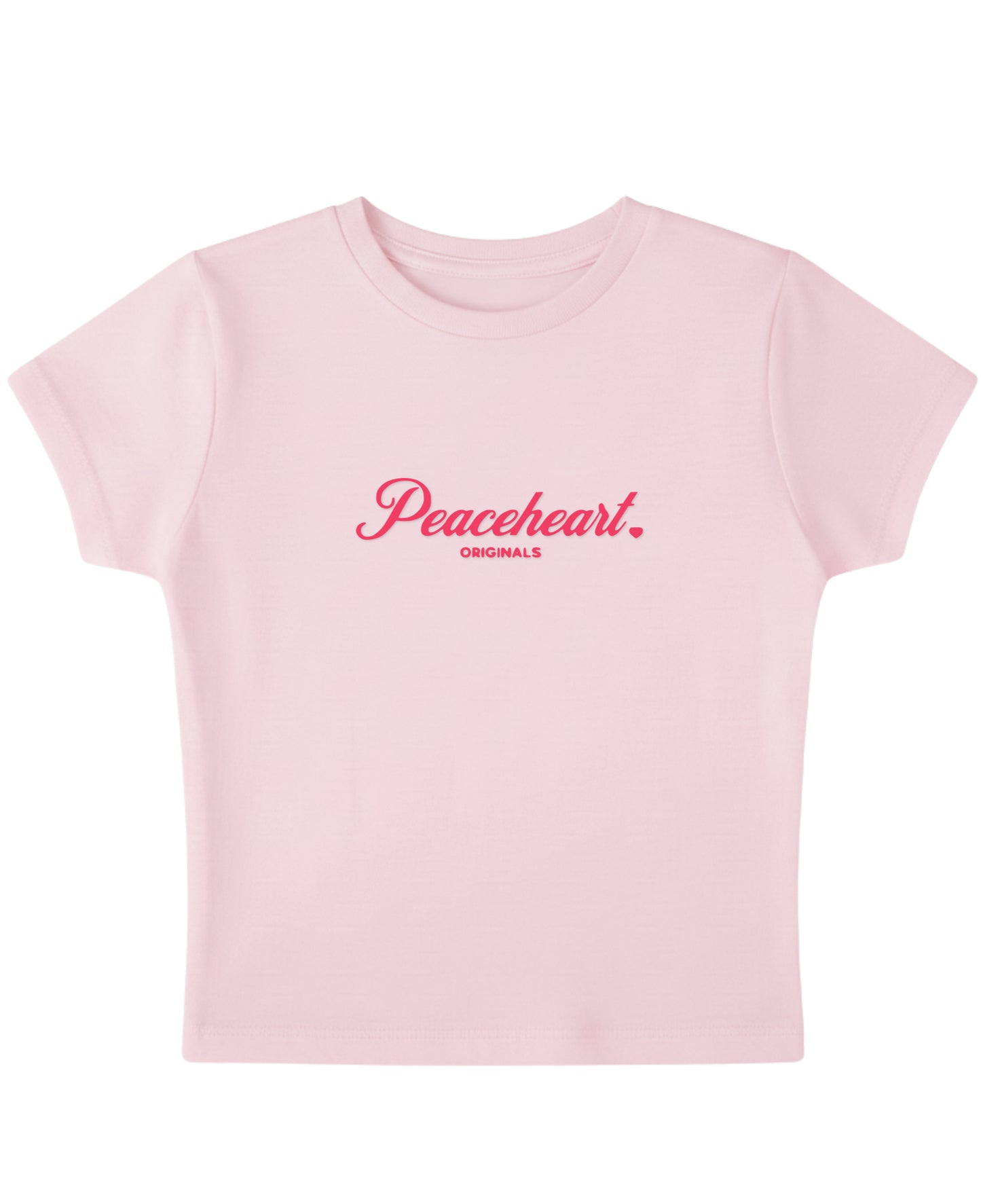 Baby Pink Baby Tee Front Design
