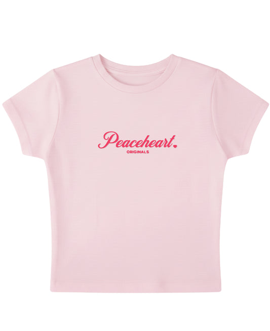 Baby Pink Baby Tee Front Design