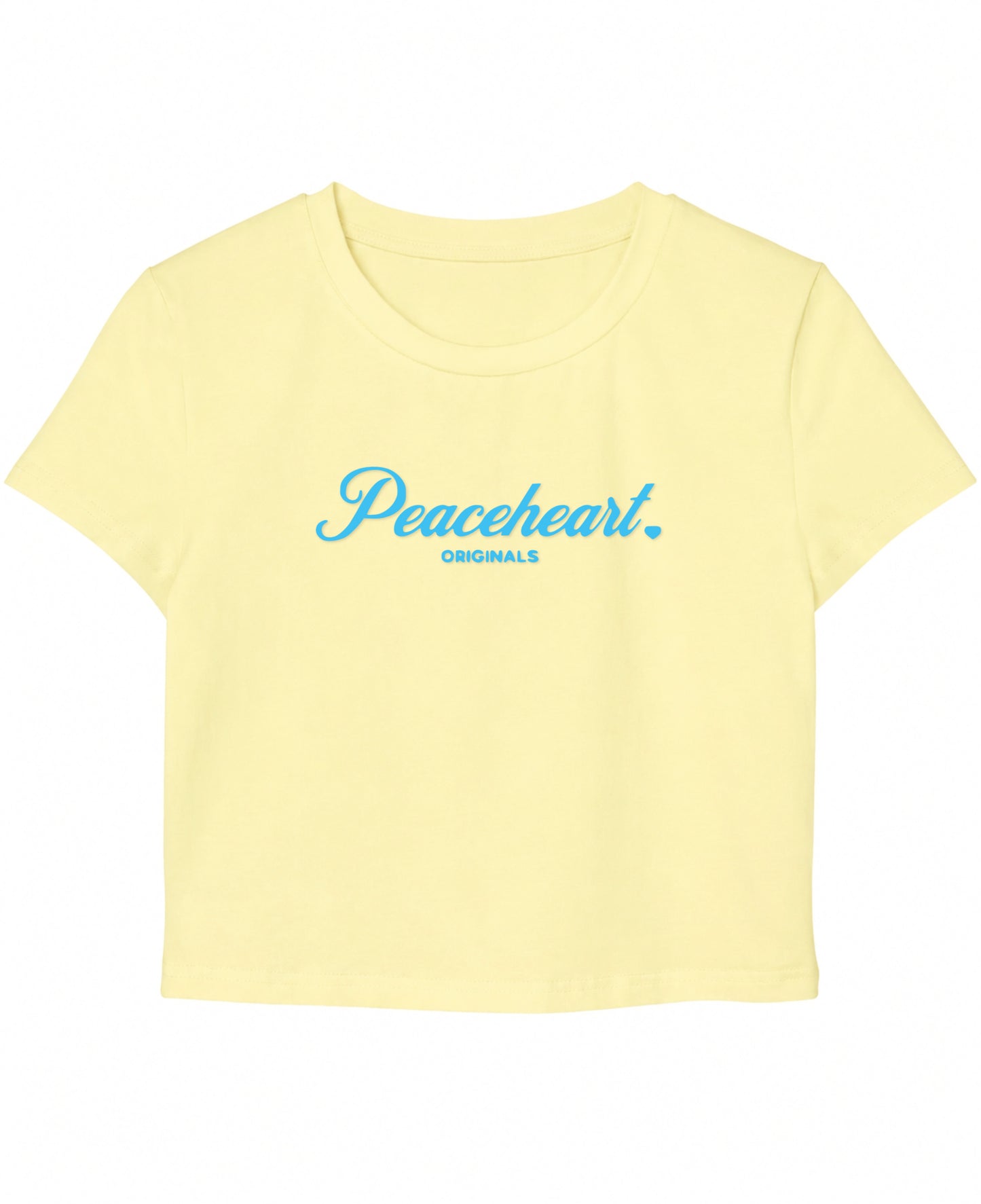 Butter Yellow Baby Tee Front Design