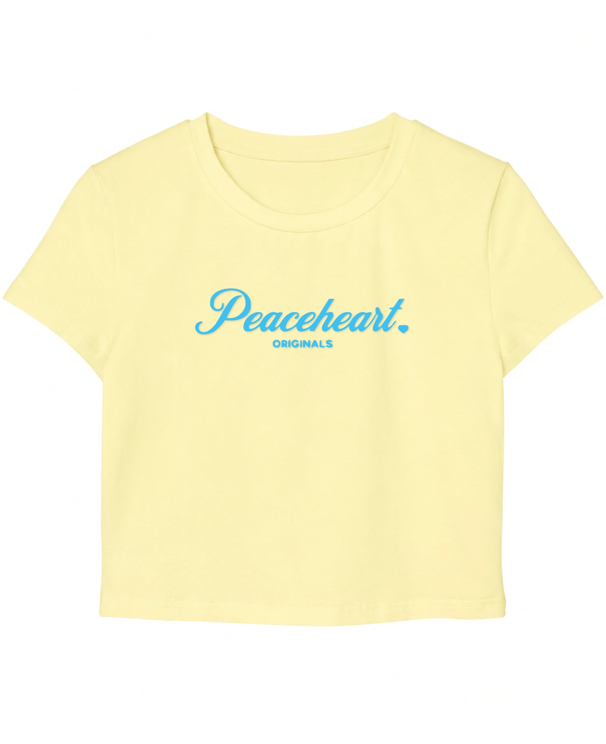 Butter Yellow Baby Tee Front Design