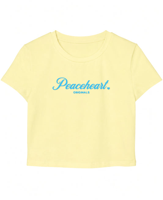 Butter Yellow Baby Tee Front Design