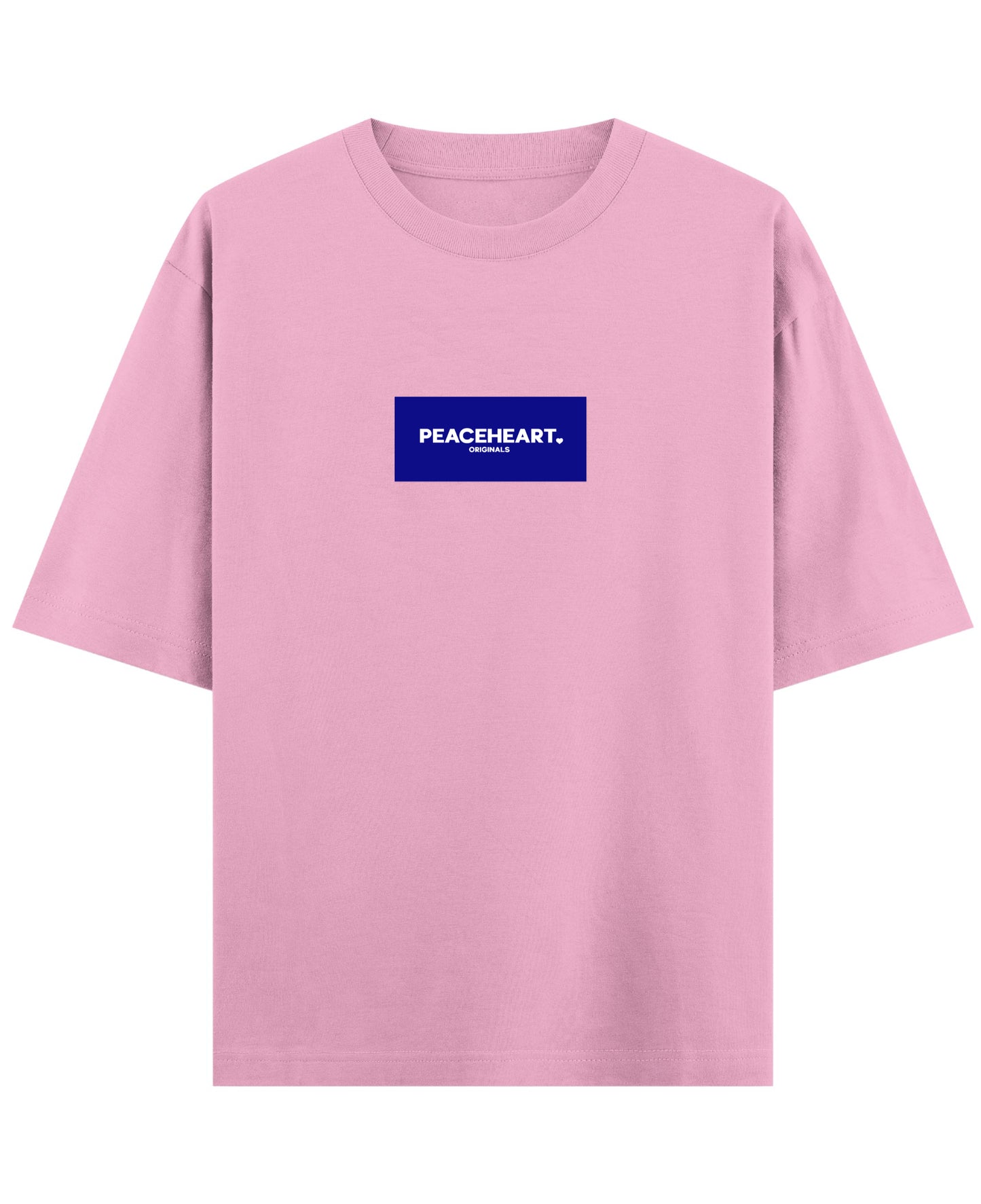 Baby Pink Oversized T-Shirt Front Design