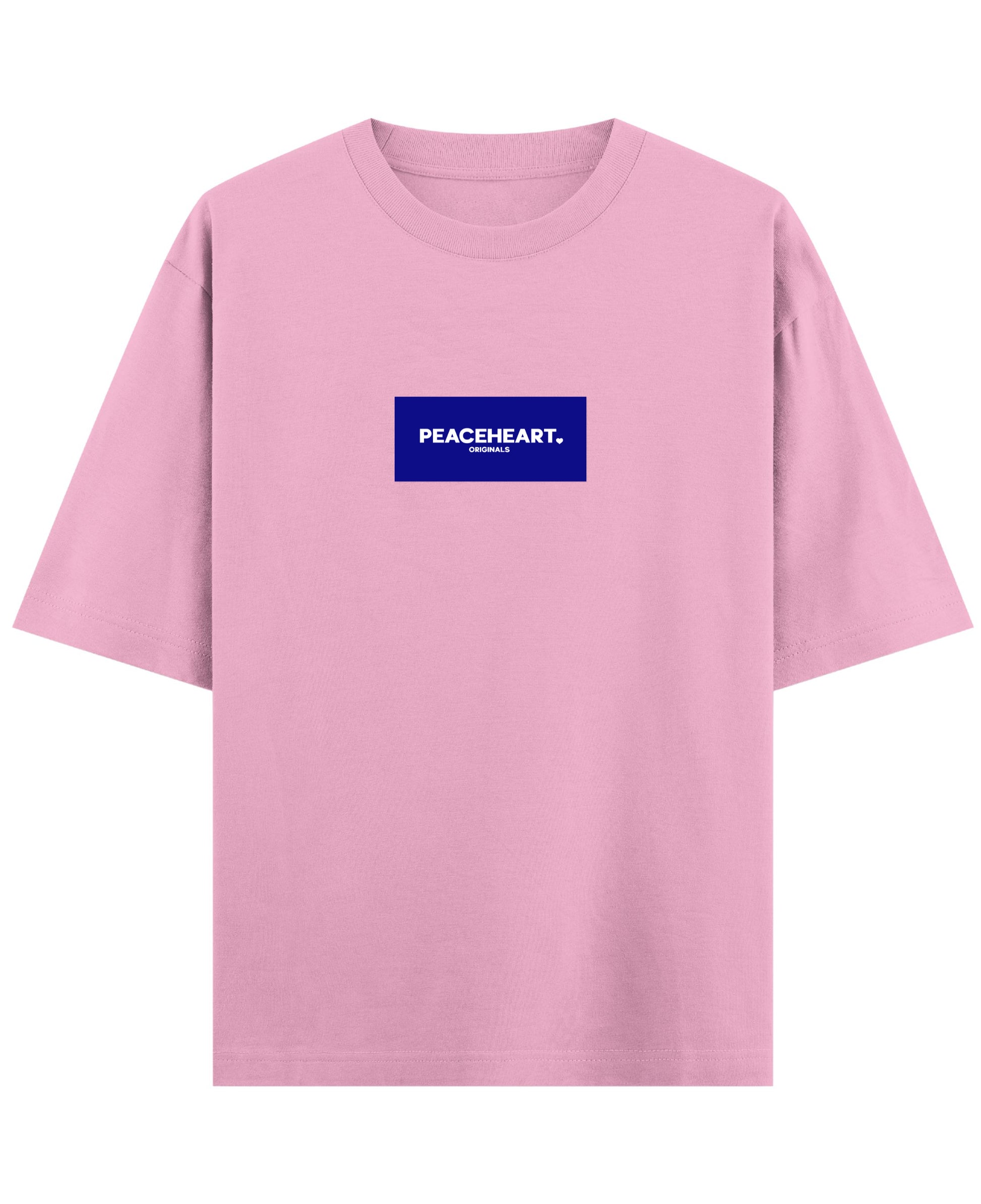 Baby Pink Oversized T-Shirt Front Design