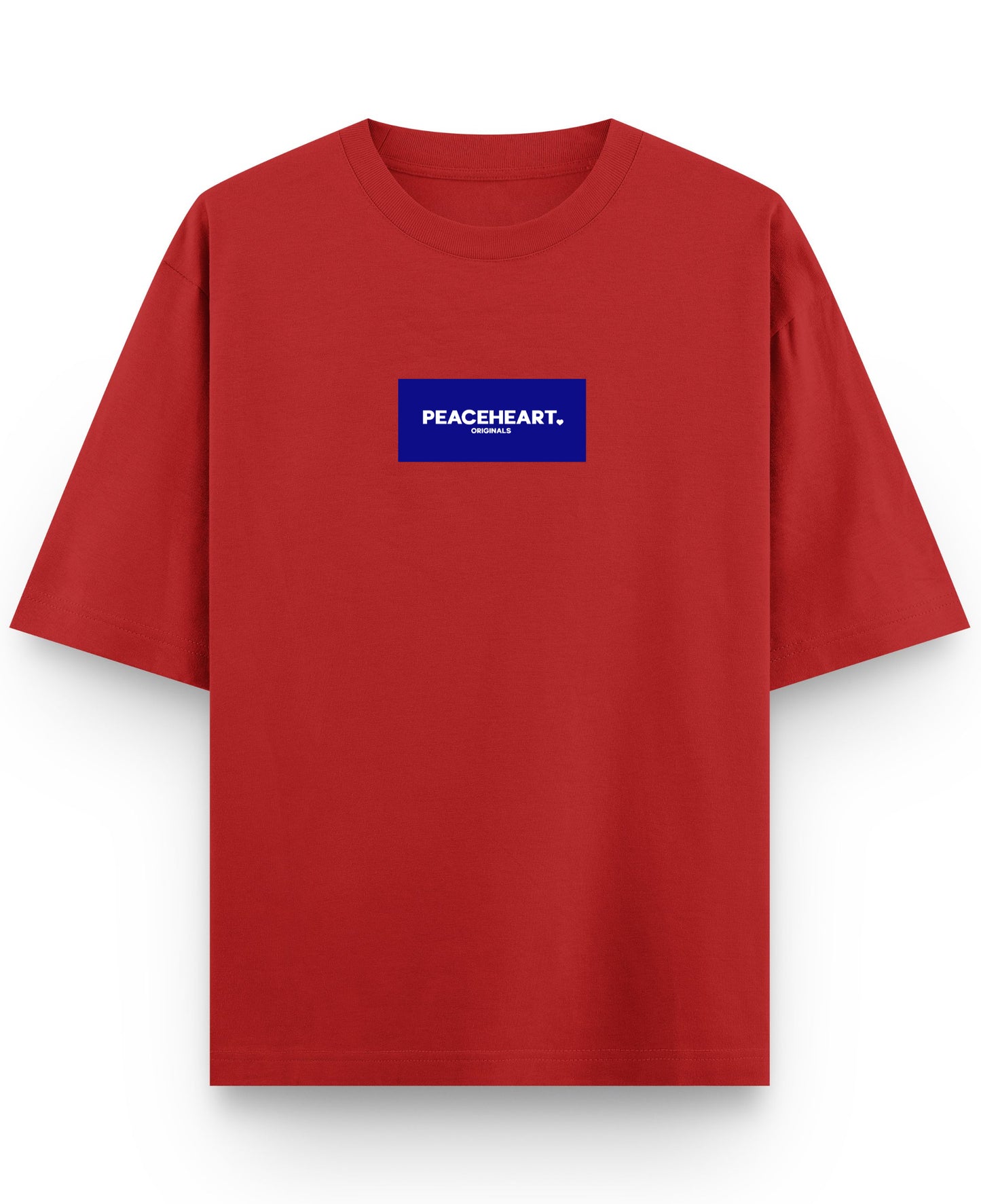 Red Oversized T-shirt Front Design