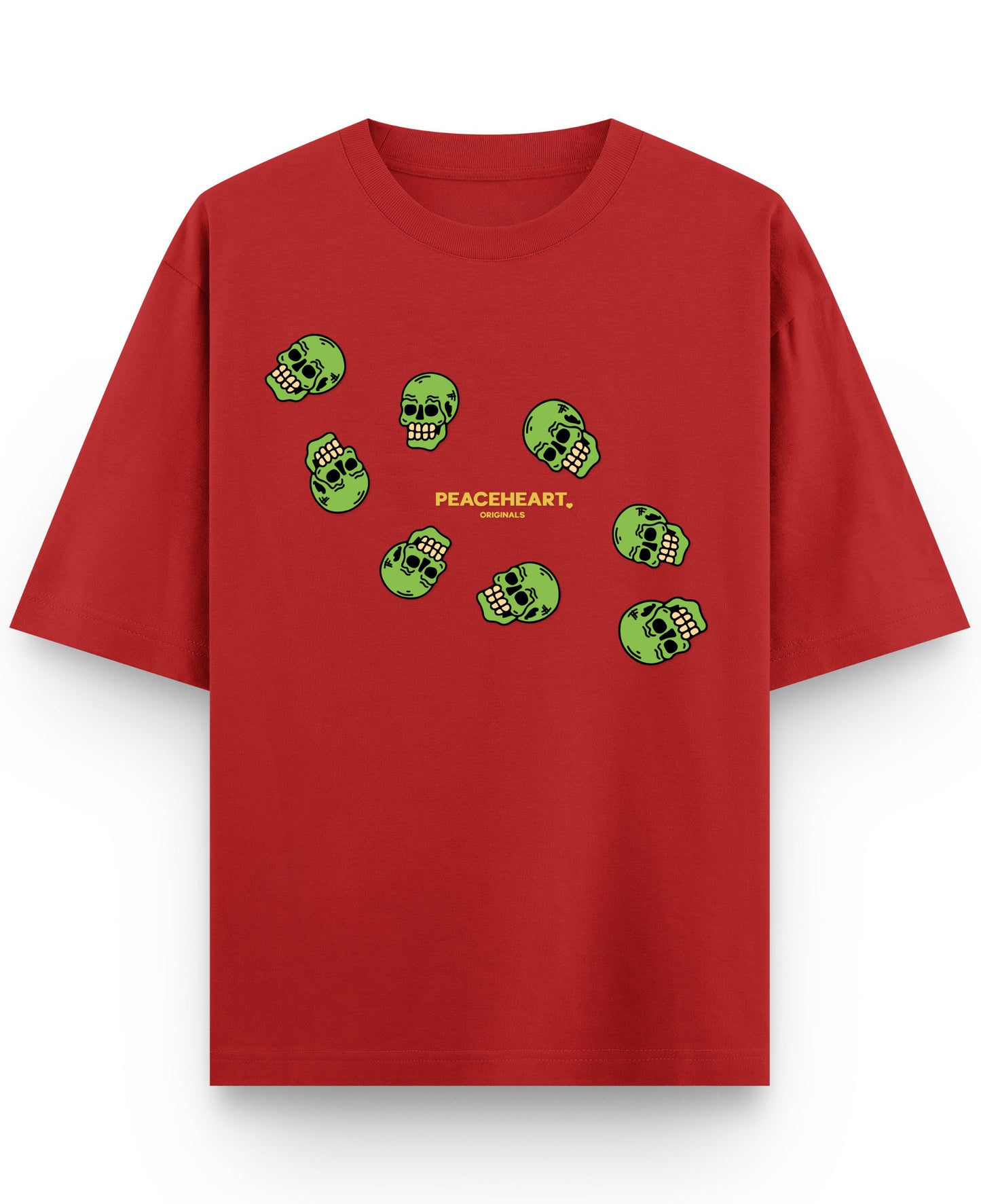 Red Oversized T-shirt Front Design